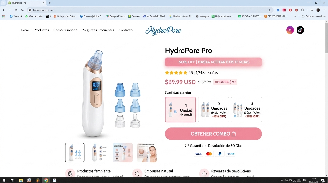HydroPore.shop E-Commerce Store