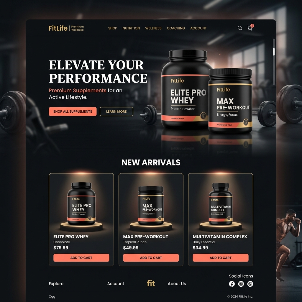 FitLife E-Commerce Website Case Study